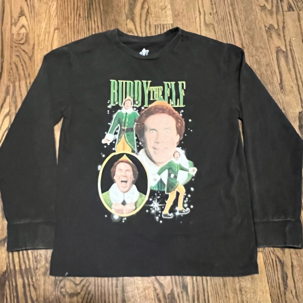 ELF Kids Long Sleeve Shirt - Black and Green